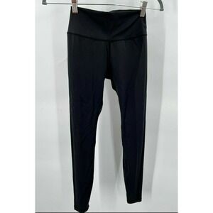 GRC Rebecca Womens S Small Black Leggings Full Length Workout Gym Yoga Casual